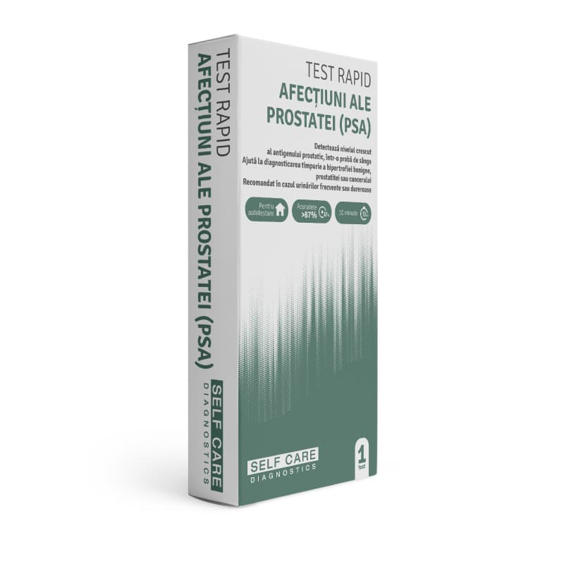 Test rapid afecțiuni ale prostatei (PSA), pentru autotestare