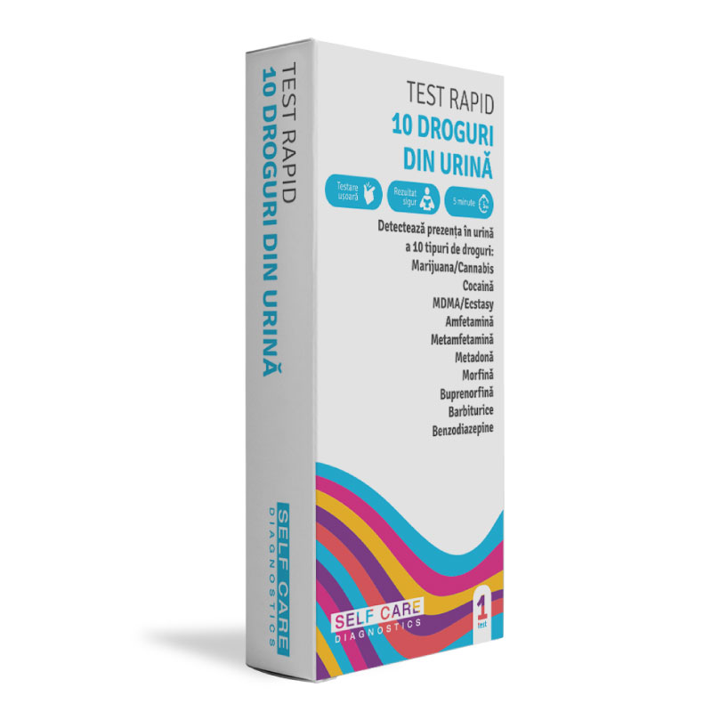 Test rapid antidrog 10 parametri din urină