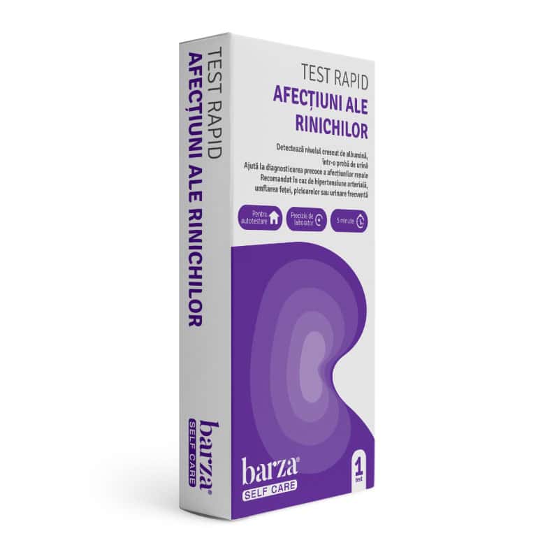 Test rapid afectiuni ale rinichilor, pentru autotestare