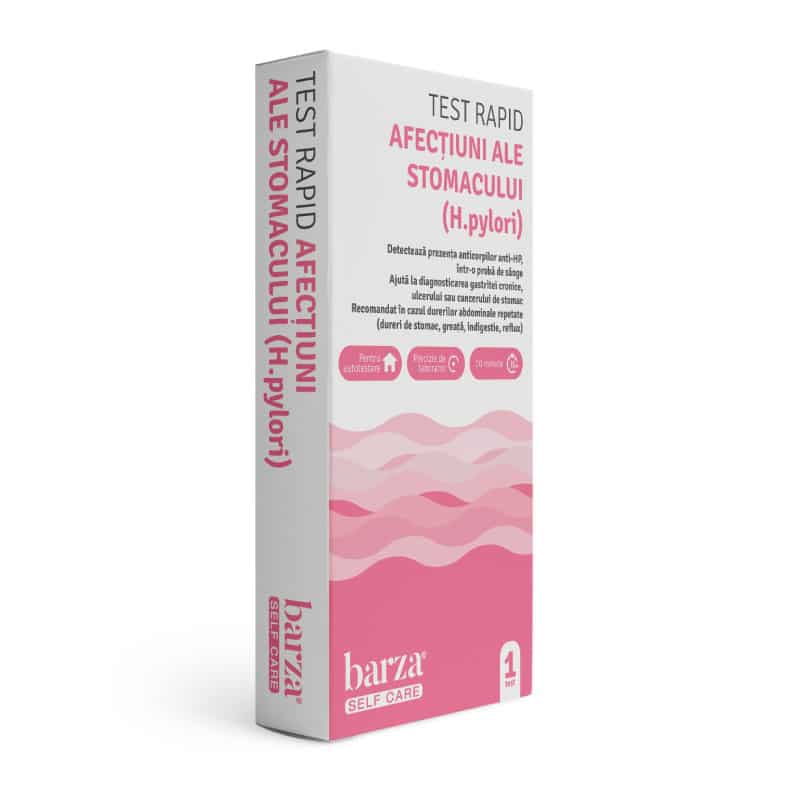 Test rapid afectiuni ale stomacului (H. pylori), pentru autotestare
