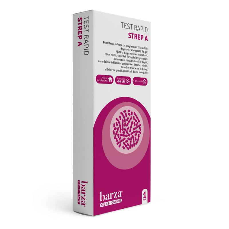 Test rapid Strep A, pentru autotestare