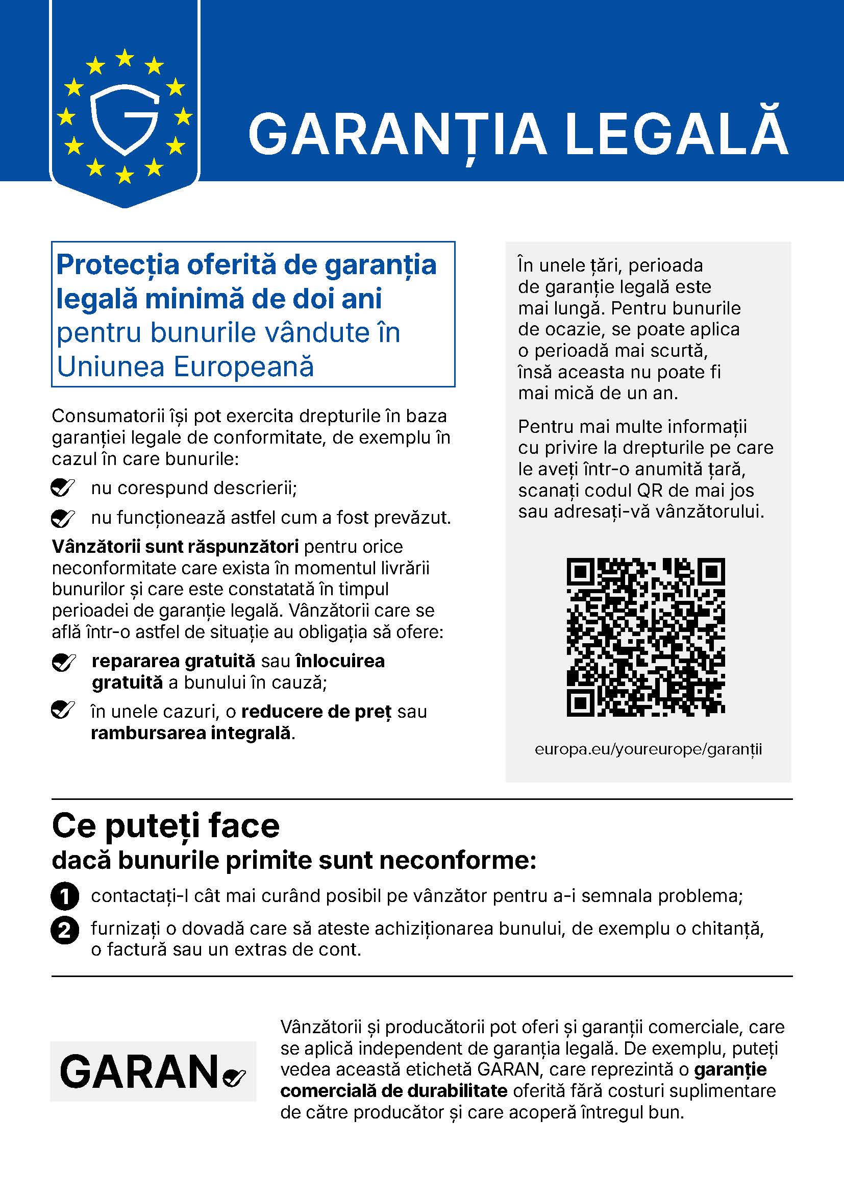 Drepturile consumatorului UE